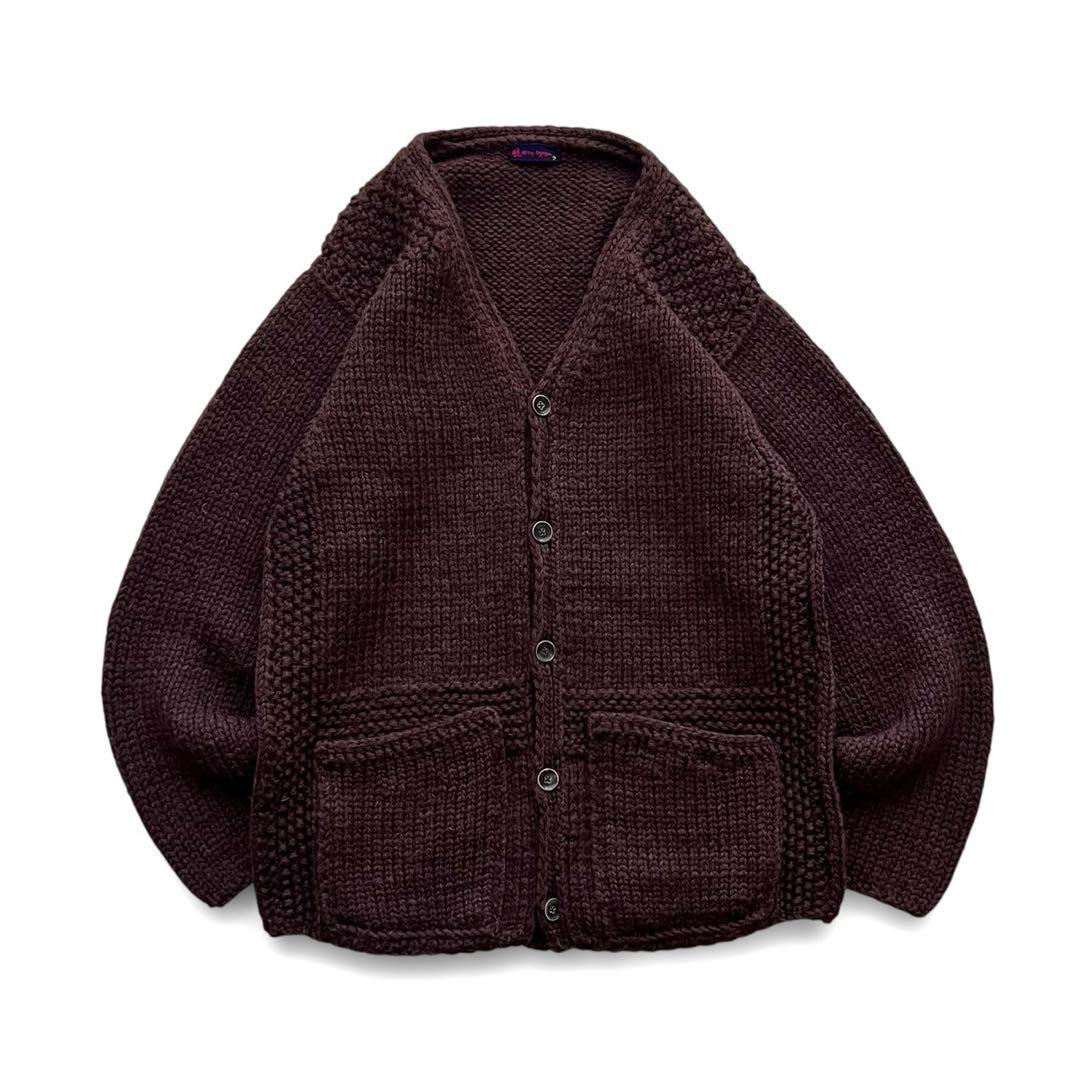 【美品】R by 45rpm/45R ウール100%カーディガン