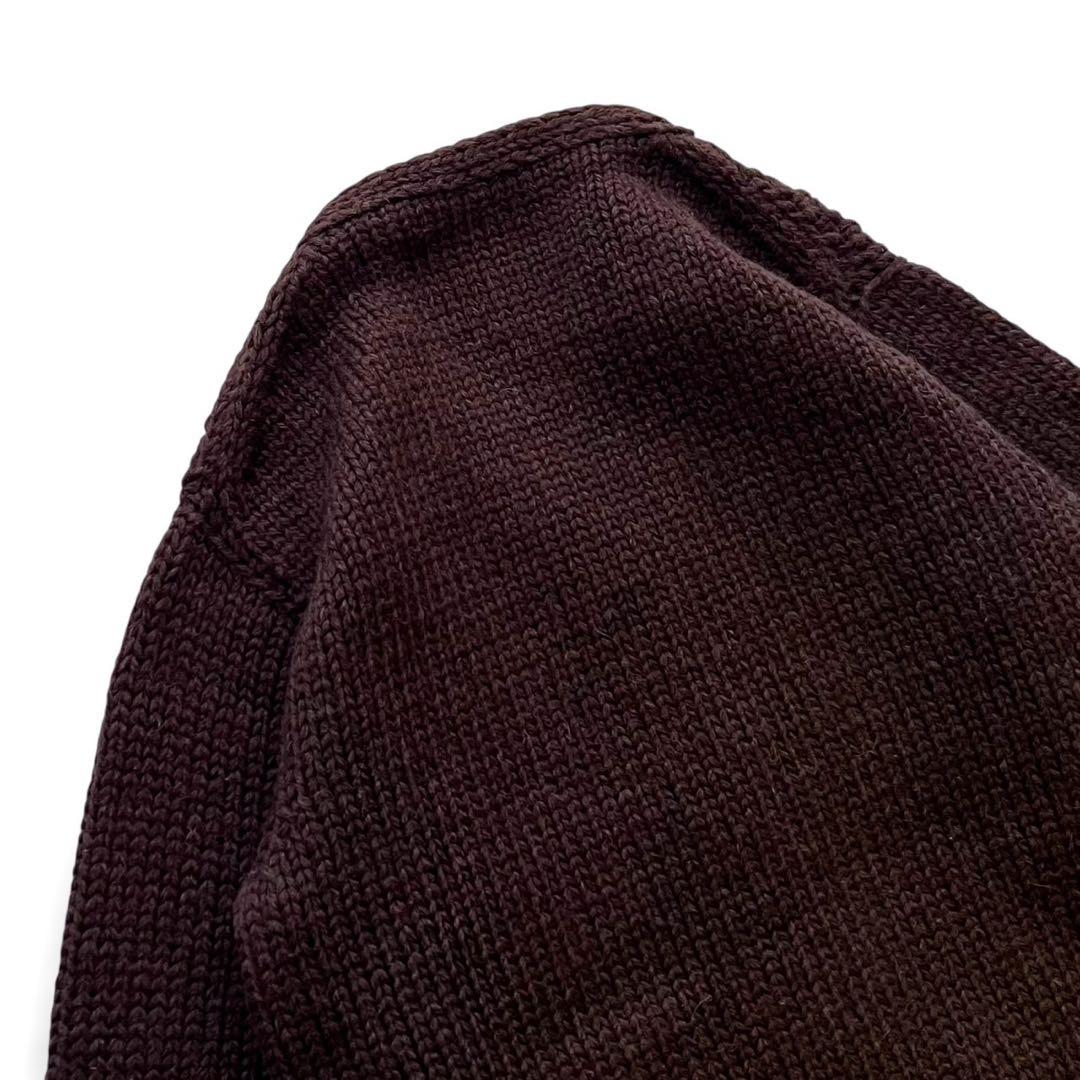 【美品】R by 45rpm/45R ウール100%カーディガン