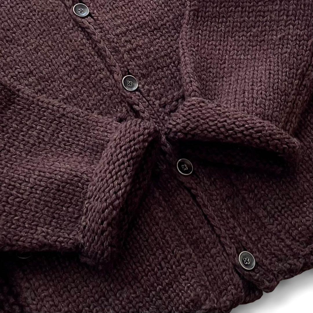 【美品】R by 45rpm/45R ウール100%カーディガン