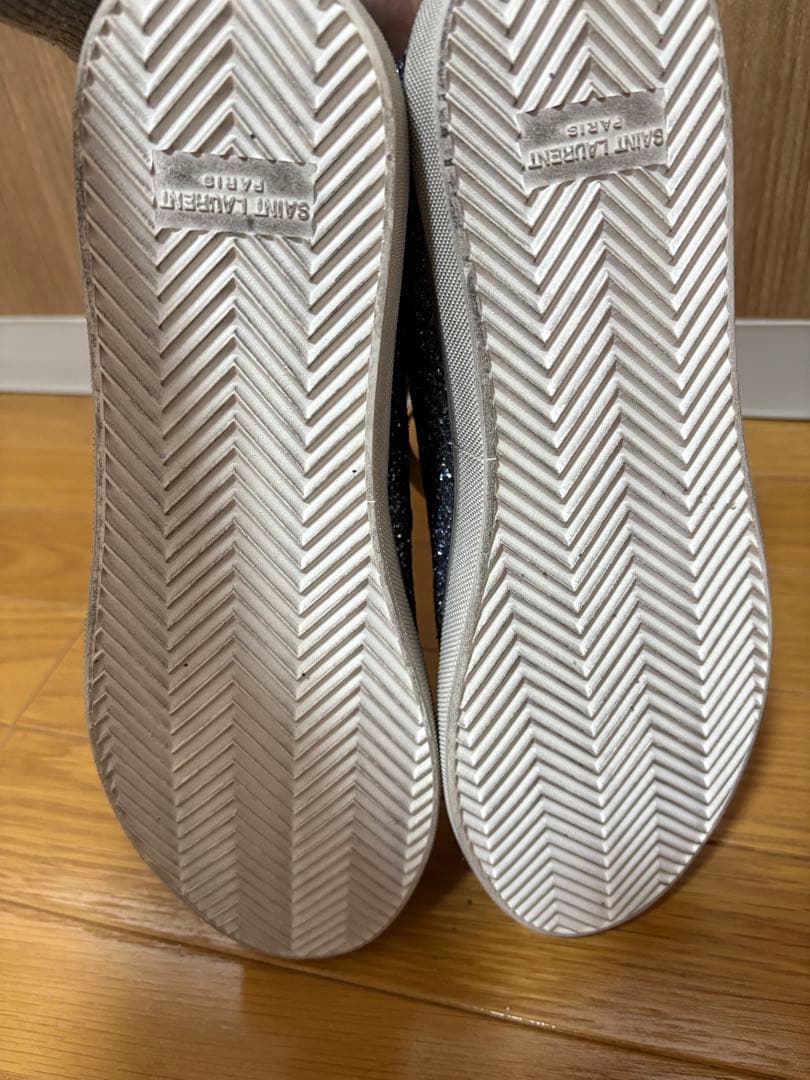 SAINT LAURENT ラメスニーカー