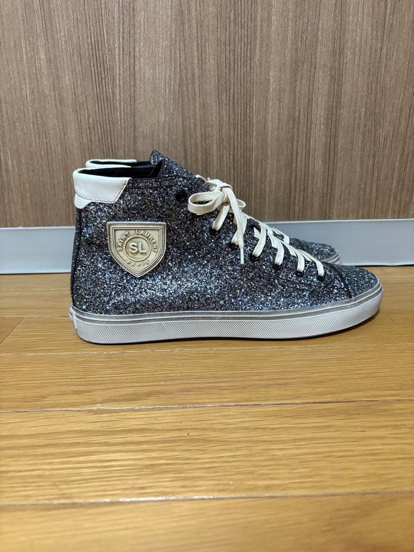 SAINT LAURENT ラメスニーカー