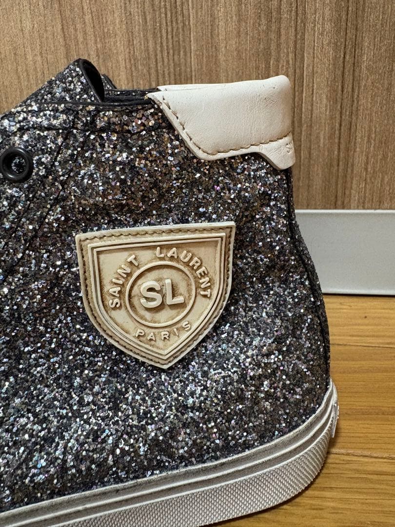 SAINT LAURENT ラメスニーカー