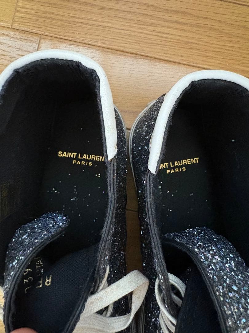 SAINT LAURENT ラメスニーカー