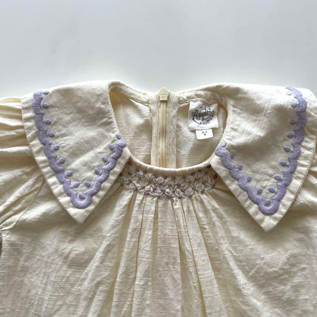 【タグあり】apolina kidsワンピース 2-3Y