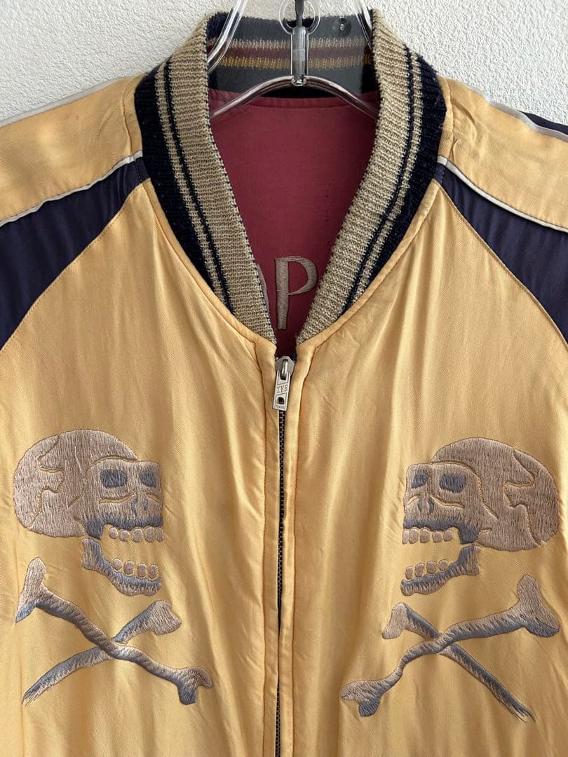 テーラー東洋 スーベニアジャケット 　スカジャン 虎顔×CHEVY LOVER