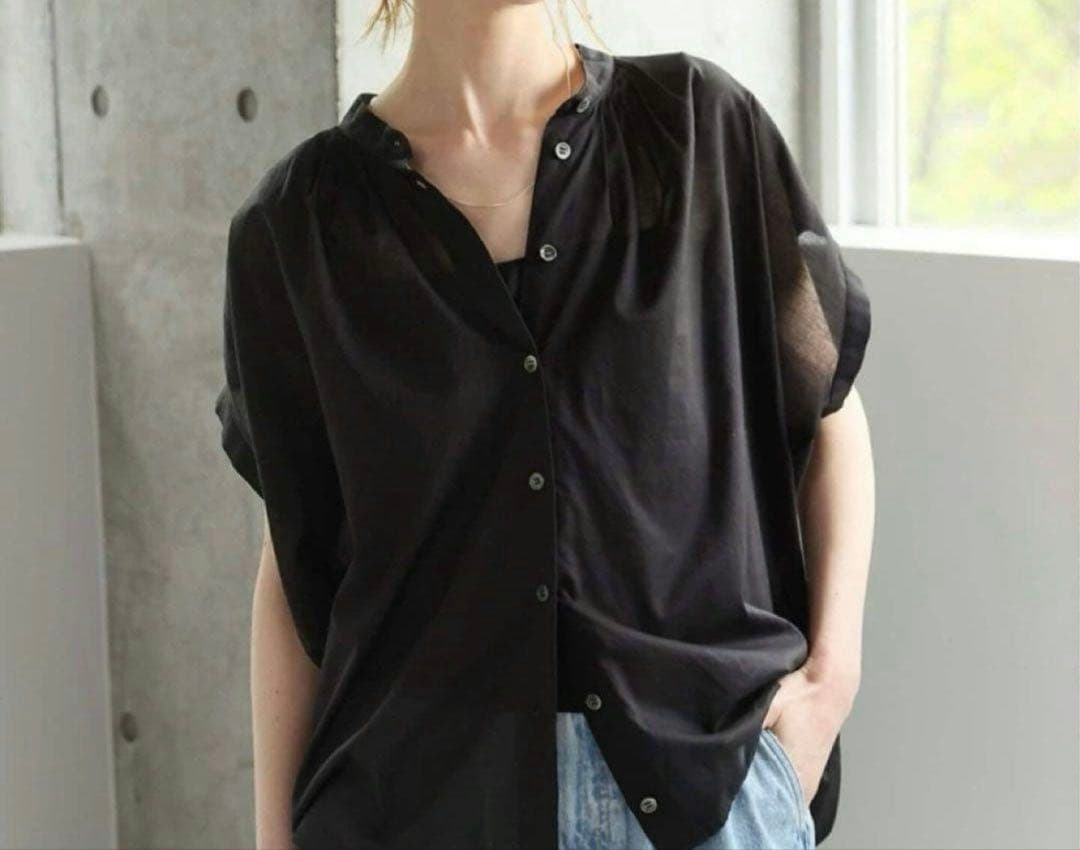 【新品】送料無料 ジャーナルスタンダード 80ローンタックボリュームシャツ