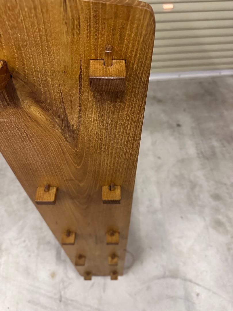 アンティーク　楔本棚　書棚　オープン棚　古家具