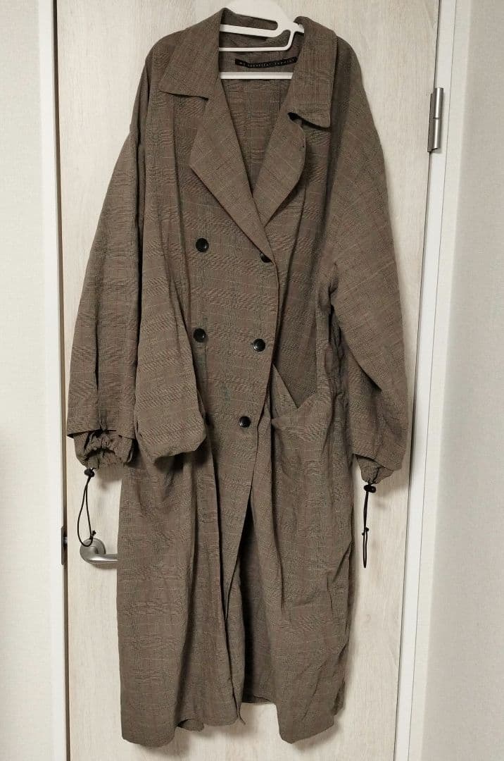 【期間限定価格】 my beautiful landlet リネンチェックコート