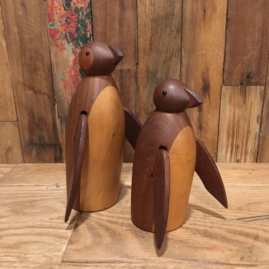 ビンテージ SKJODE SKJERN社 ペンギン親子 デンマーク 北欧 激レア