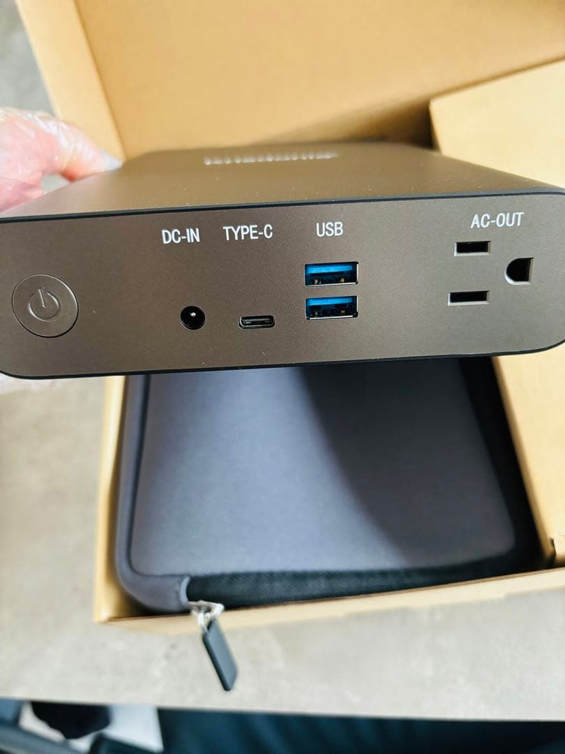 ポータブル電源 大容量60000mAh/222Wh AC TYPE-C USB