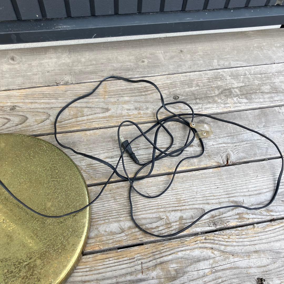 昭和レトロ ナショナル 真鍮製スタンドライト シェードランプ フロアライト