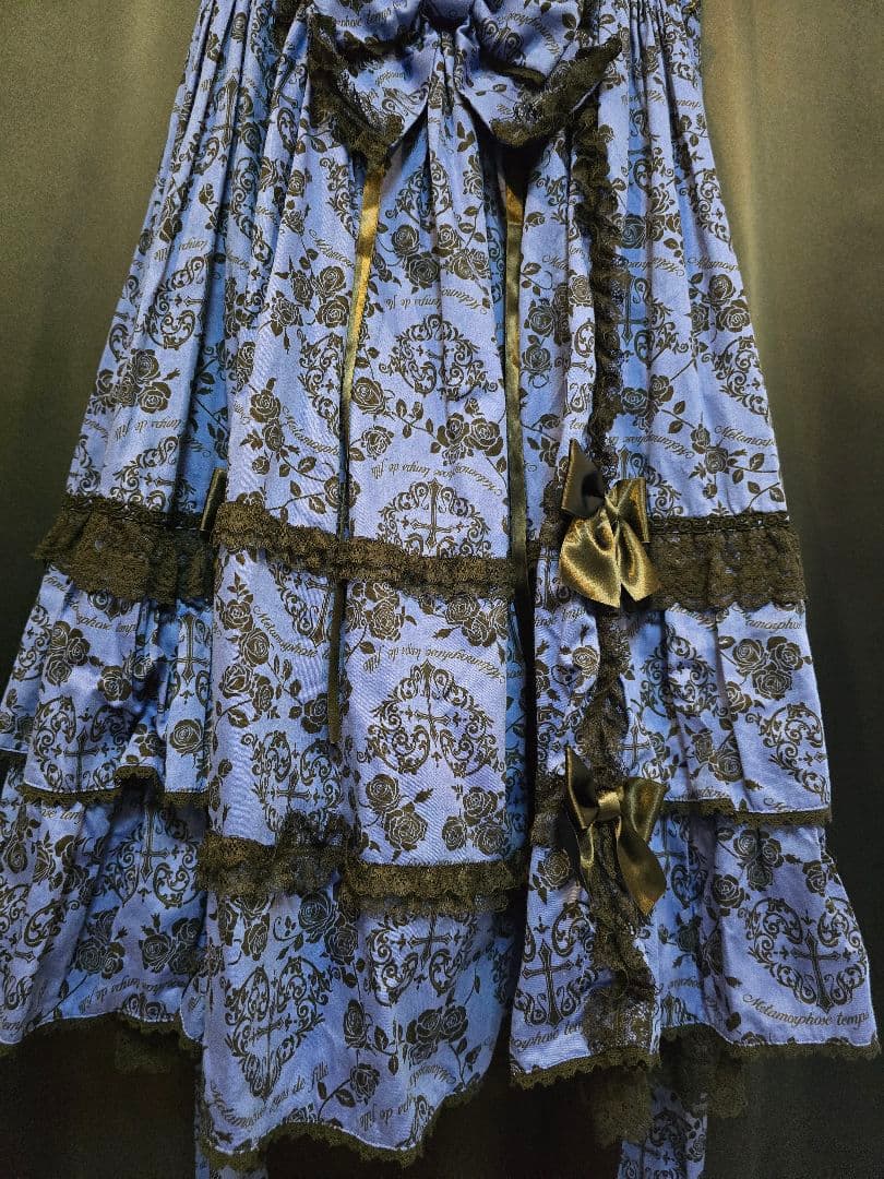 メタモルフォーゼ ハートダマスクJSK ボンネット 青