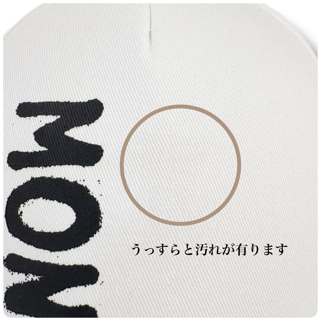 美品✨MONCLER モンクレール ベースボールキャップ 帽子 白 ホワイト