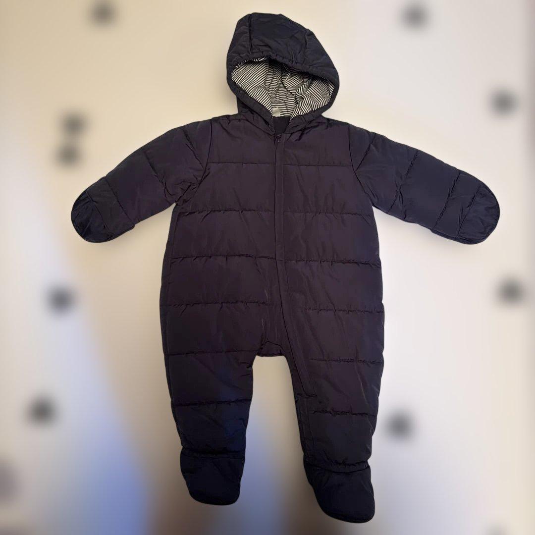 「新品未使用」プチバトーネイビー全身スーツ 12m/76cm