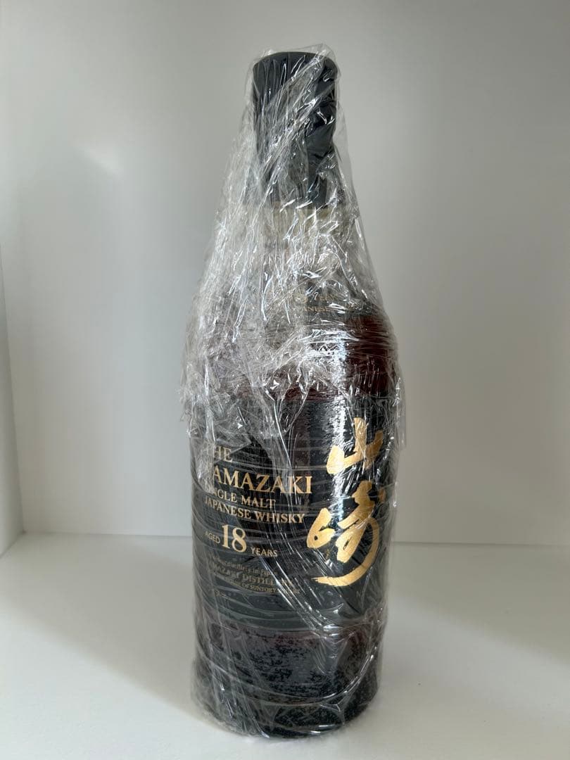 山崎 18年 シングルモルトウイスキー【箱無し】