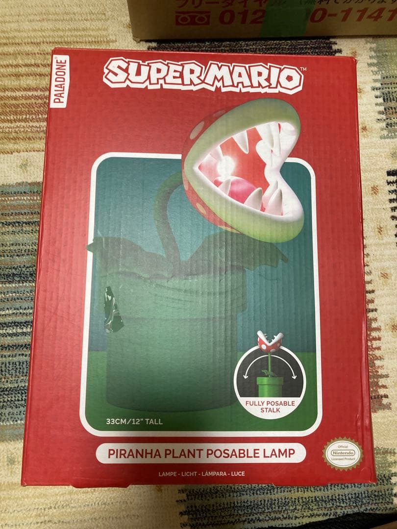 マリオ パックンフラワー デスクランプ アメリカン雑貨　デカサイズ