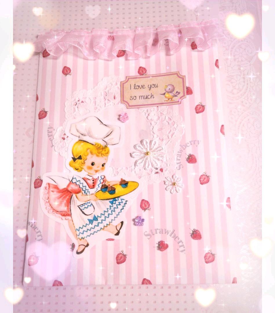 まあさん様ご確認用♥新作ガーリーレトロガール＆ベア♥可愛いバラメモ♯617