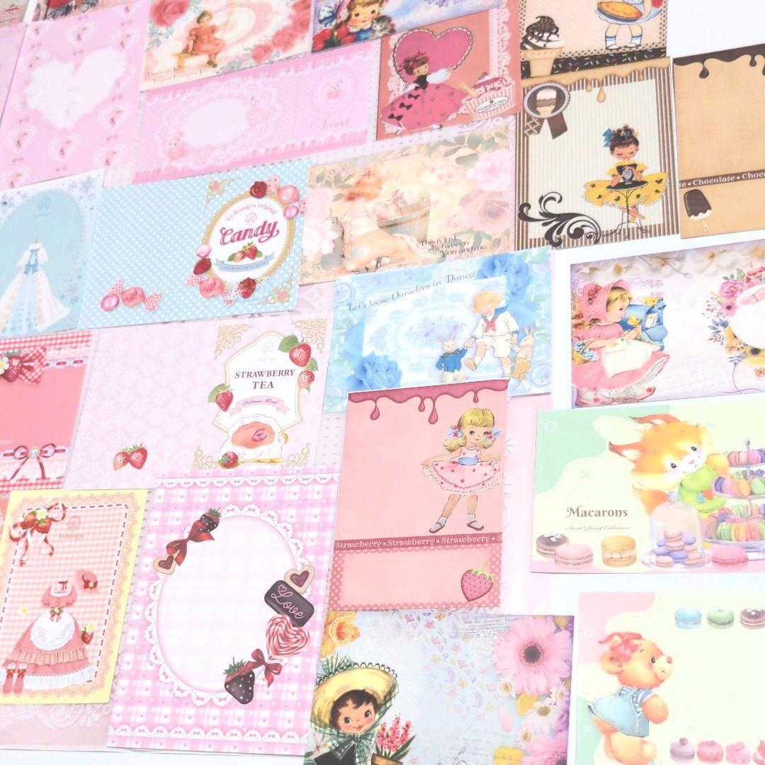 まあさん様ご確認用♥新作ガーリーレトロガール＆ベア♥可愛いバラメモ♯617