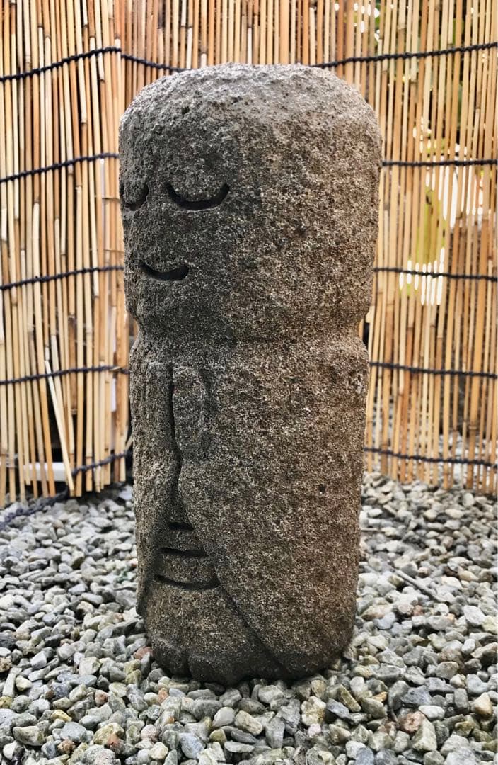 【可愛い石地蔵様・癒し地蔵・野仏・寺小僧・オブジェ】庭石ガーデニング造園水石飾り