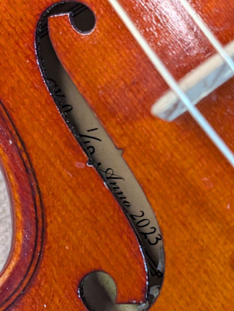 Grazioso GV-0Sバイオリン 1/10 2023年製弓ケース付き