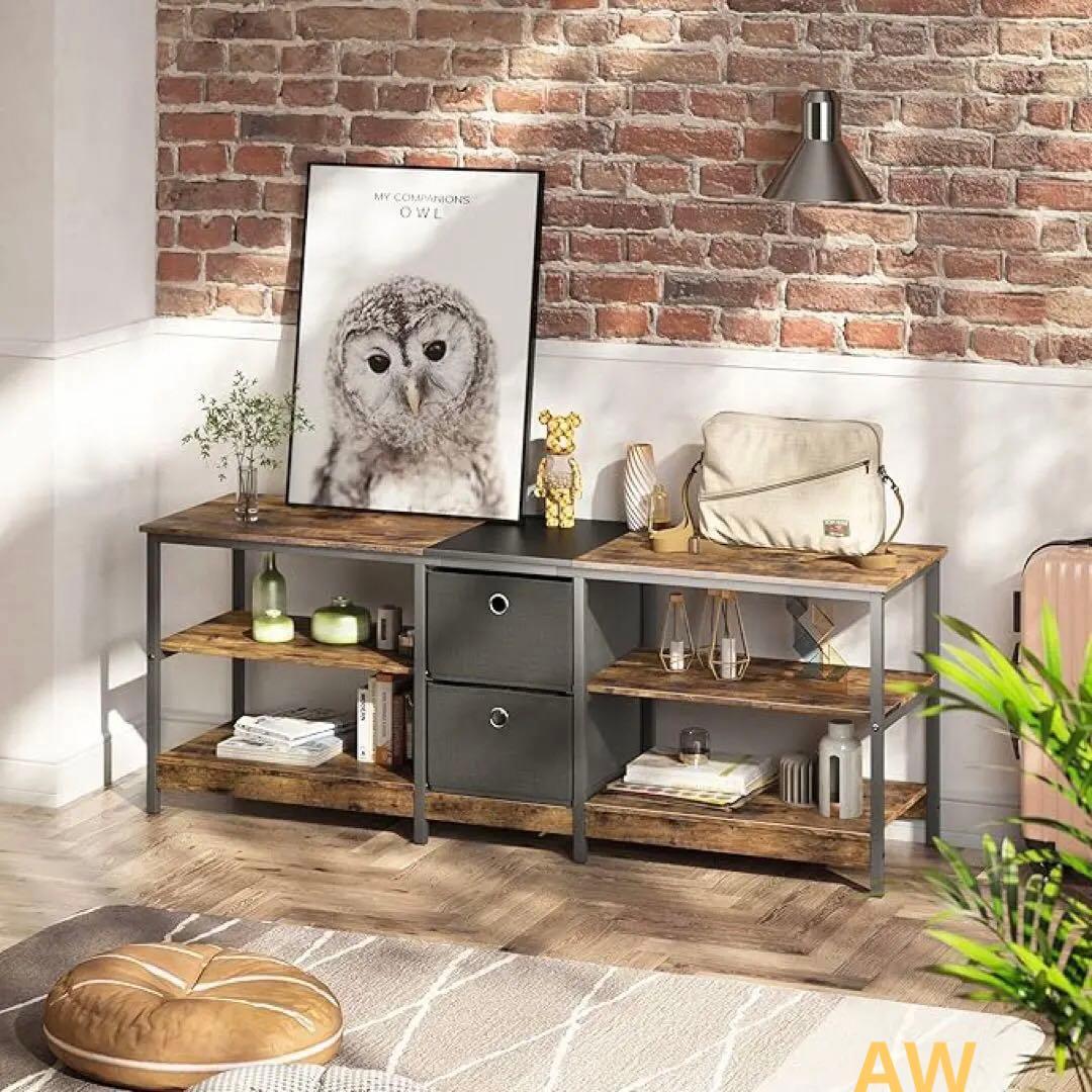 TVラック150㎝ 32~65Vローボード木製 収納棚モダン ヴィンテージ