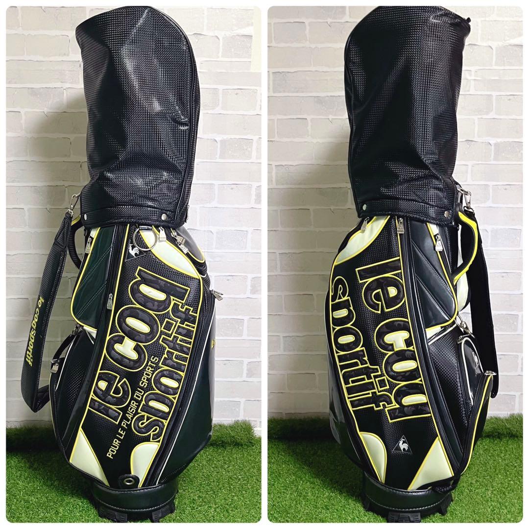 美品 le coq sportif キャディバッグ 9.5型 メンズ レディース
