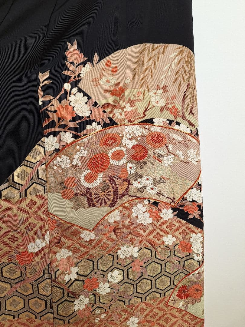 着物リメイクワンピース3644