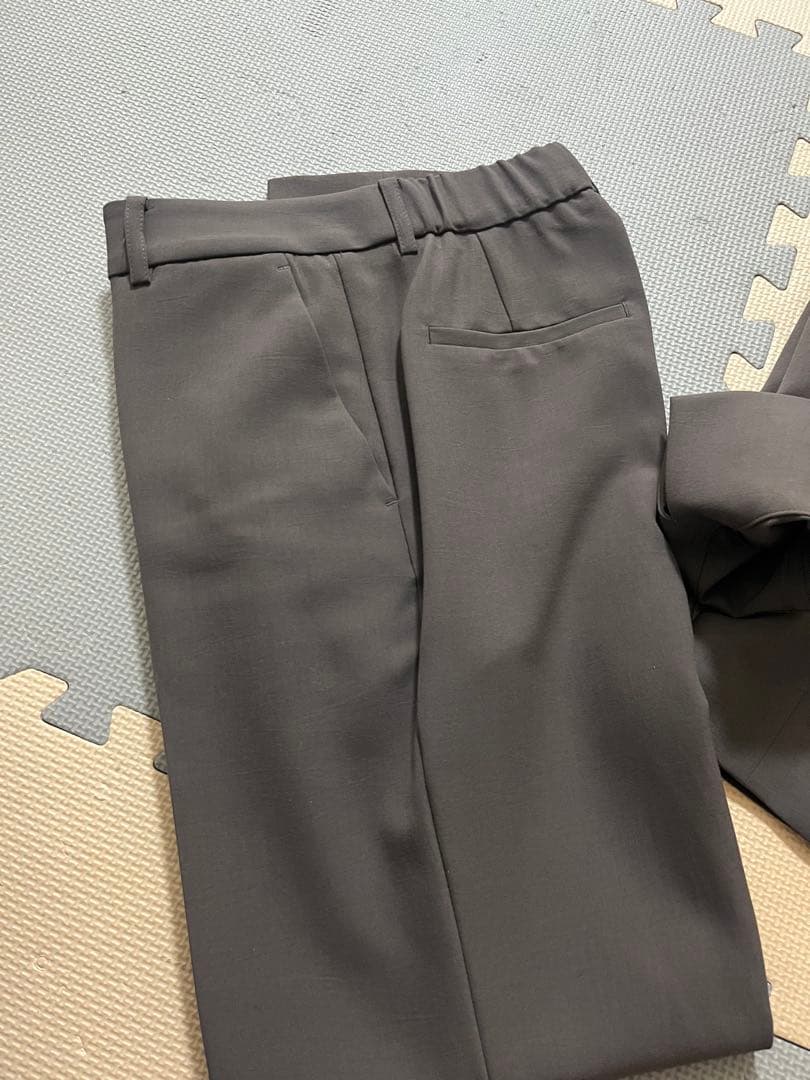 AOKI アオキ　レディース　スーツ　ノーカラー　クロップド　セットアップ