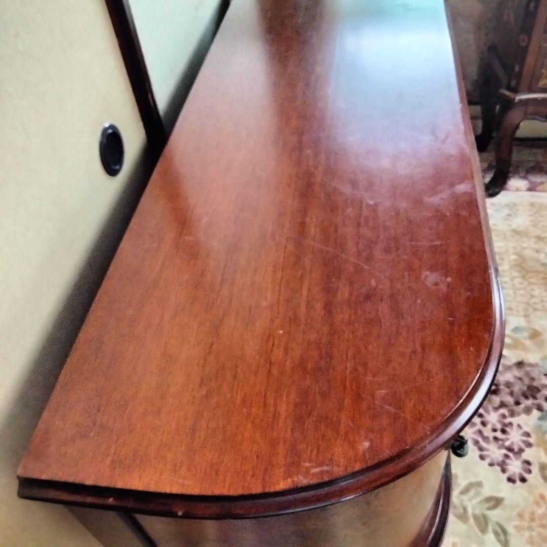 イタリアアンティーク木製コンソールテーブルサイドボードデスク