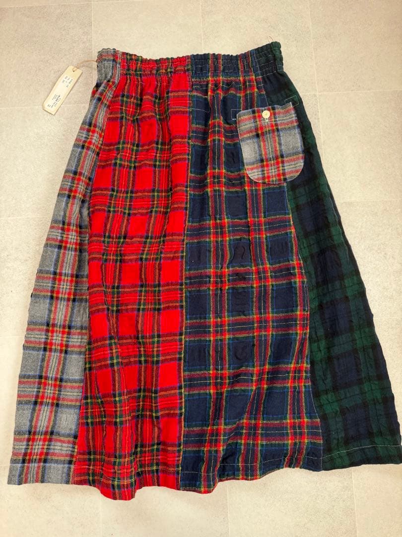 新品定価26400円　快晴堂　ウールチェックスカート