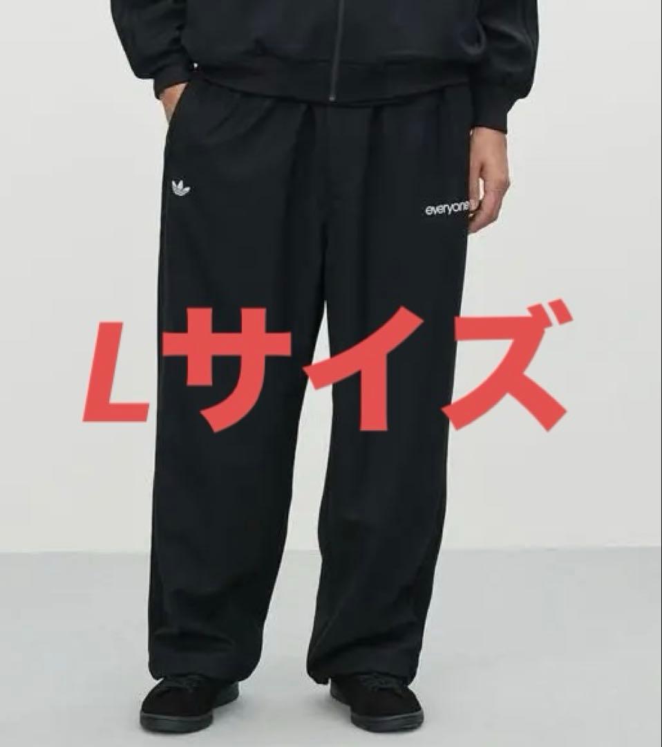 新品未使用 everyone adidas TRACK PANT ブラック L