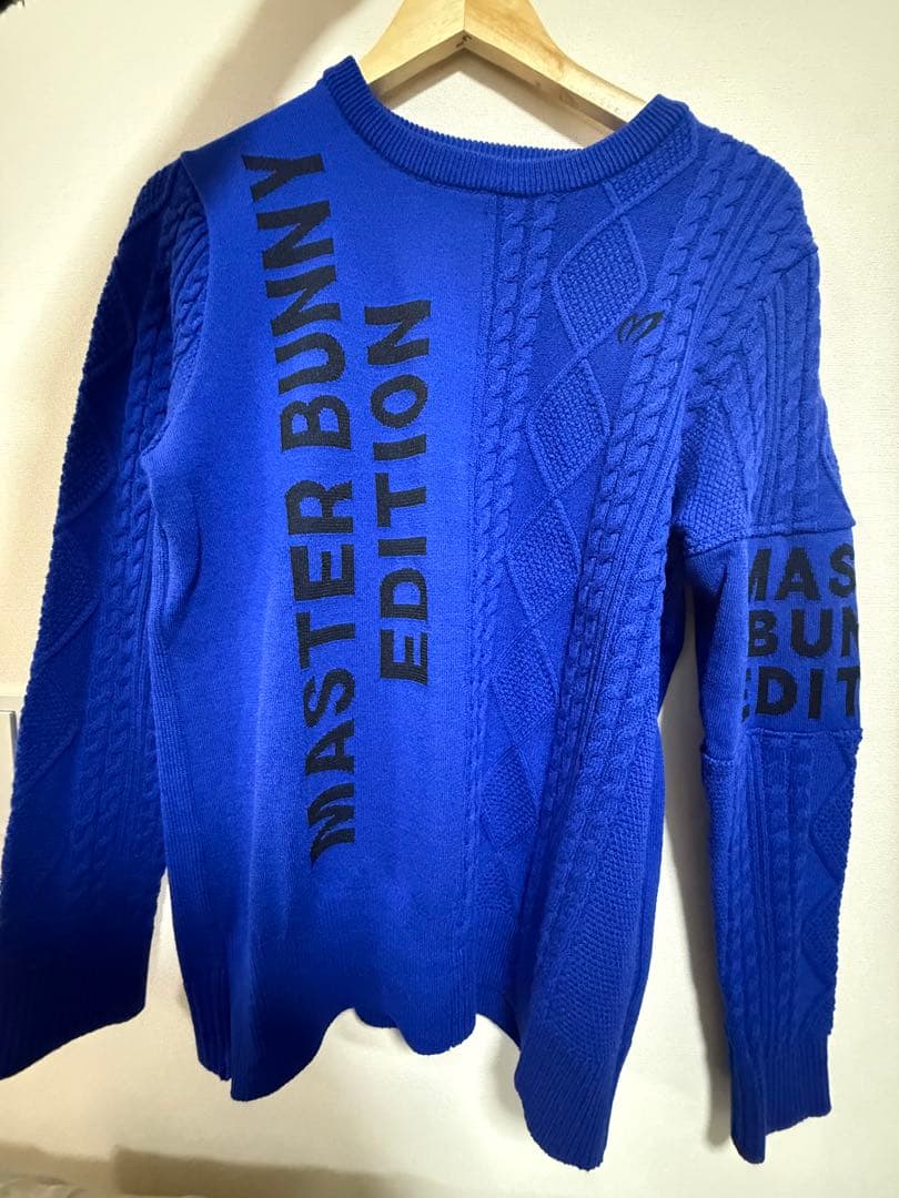 MASTER BUNNY EDITION ケーブルニットセーター