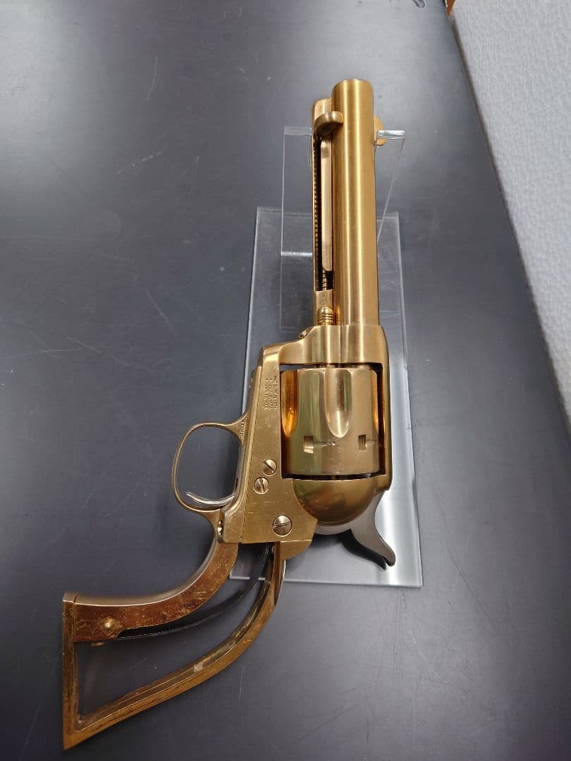 マルシン　コルト　SAA45 金属　22kメッキ　モデルガン 　グリップ無し