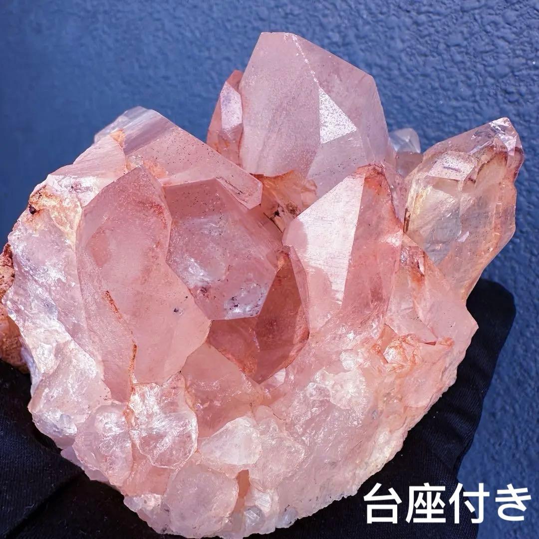 希少❗️超綺麗♡キラキラ☆超強いパワー ピンク ヒマラヤクラスター天然石A1424