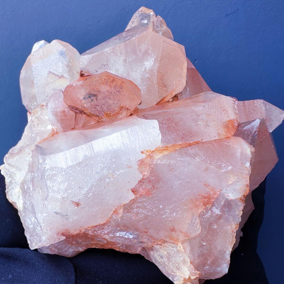 希少❗️超綺麗♡キラキラ☆超強いパワー ピンク ヒマラヤクラスター天然石A1424