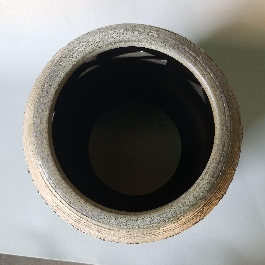 お値下げしました⤵信楽焼傘立て  太鼓型 高さ４４cm