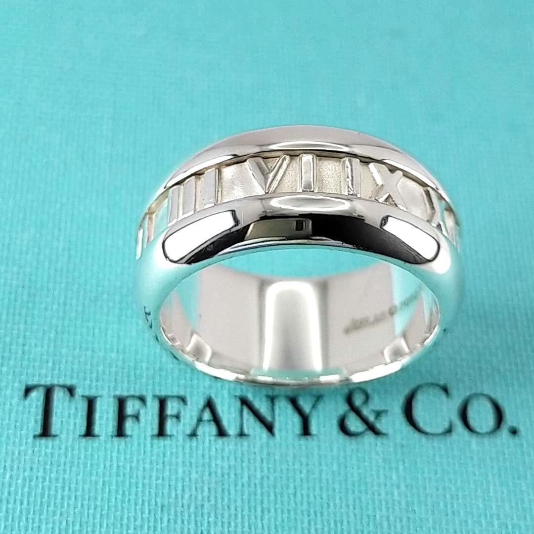 ◆SALE◆【ティファニー】アトラス　カーブ　エッジ　リング　１６号　2469
