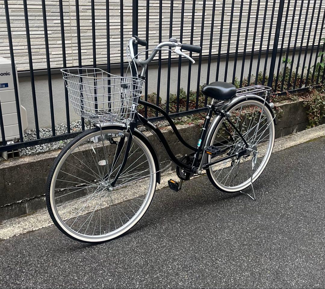 新車購入から使用少なめ　27インチ　自転車　ママチャリ　大阪　発送不可