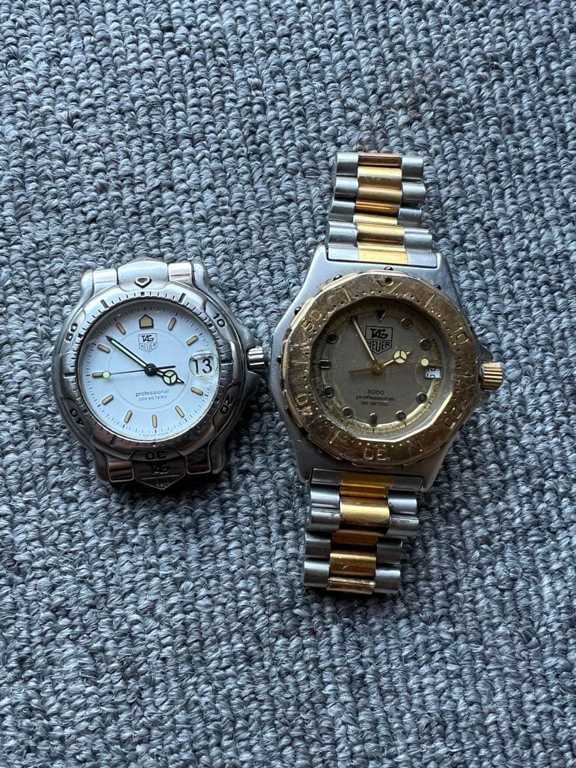 タグホイヤー 2個 腕時計 ジャンク品メンズ