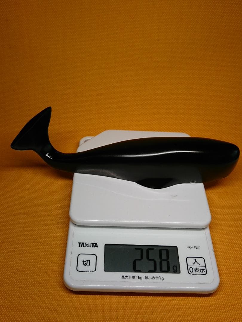 【美品】サカナ　クジラ　鯨　石製　置物　インテリア　工芸品　美術品　A1671