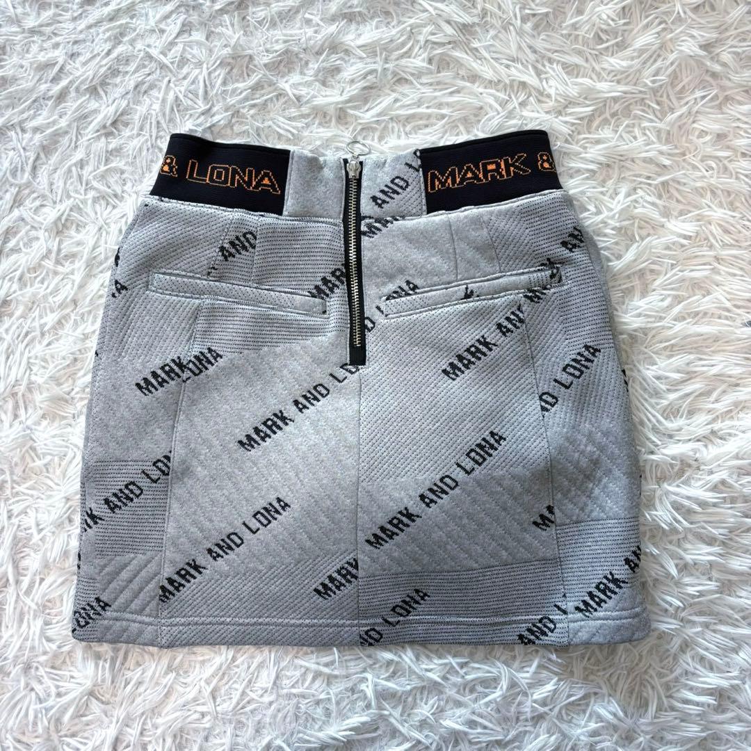 マークアンドロナ セットアップ ダウン ベスト スカート 中綿 キルティング