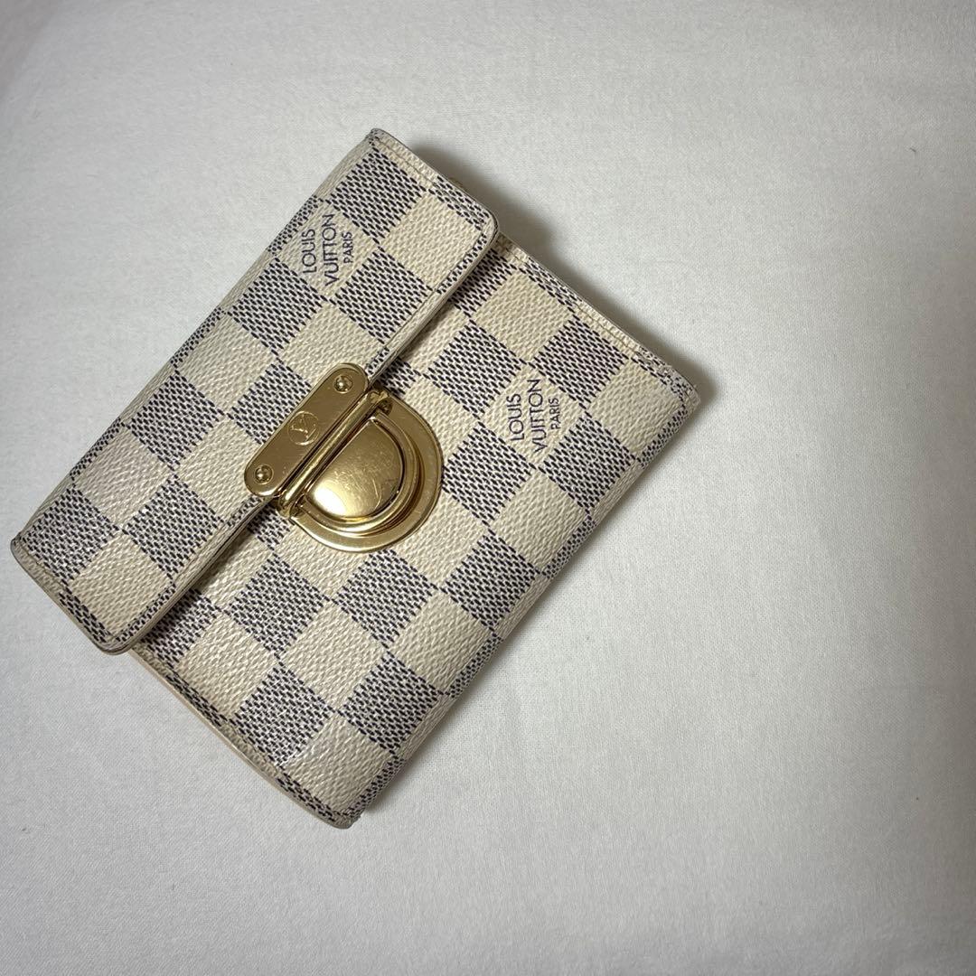 ルイヴィトン　ダミエ アズール ポルトフォイユ・コアラ 3つ折り財布