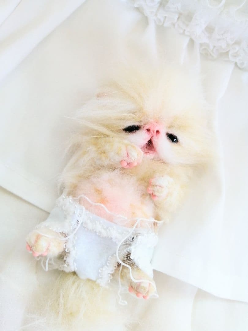 哺乳瓶♡おしゃぶり♡お腹ぽっこり子猫ちゃん♡アートドール♡ぬいぐるみ♡おむつ