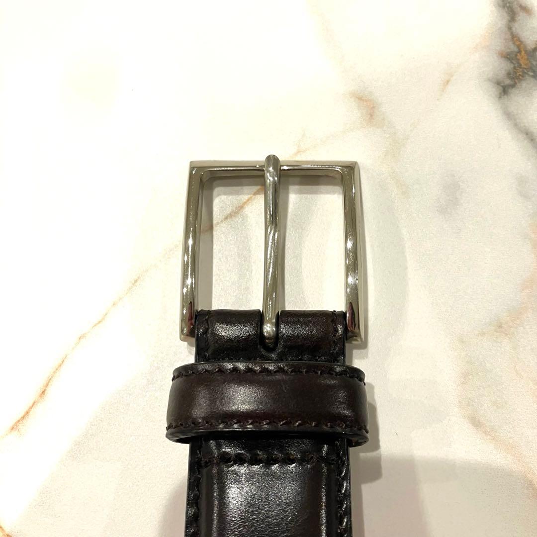 極美品✨K.T. Lewiston シェル コードバン バーガンディ 馬革ベルト