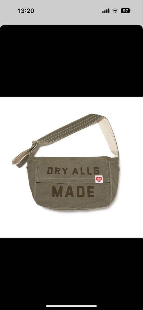 HUMAN MADE MAIL BAG 即完品　未使用