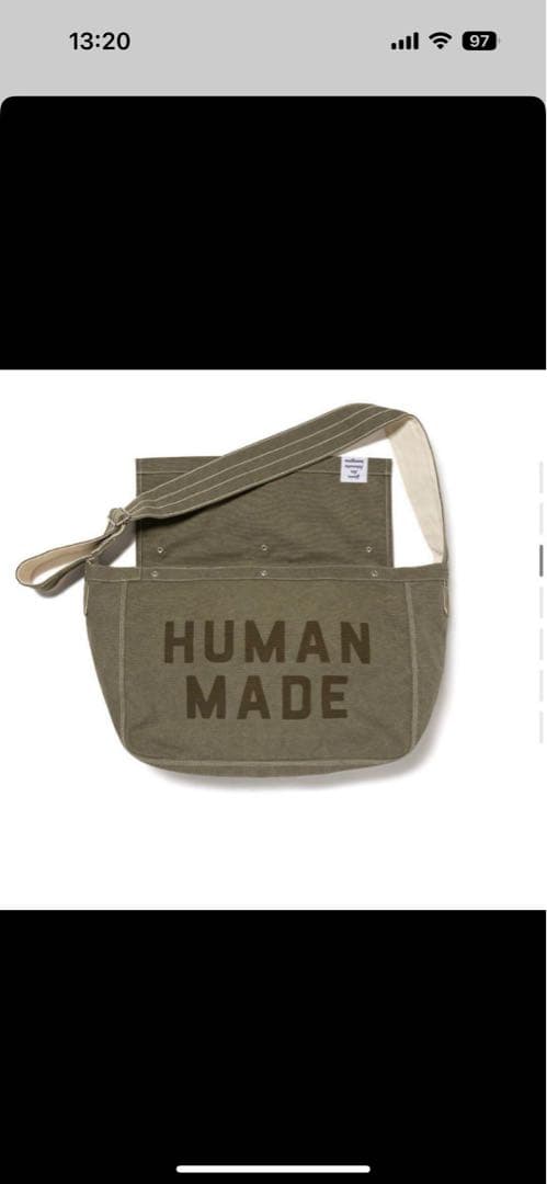 HUMAN MADE MAIL BAG 即完品　未使用