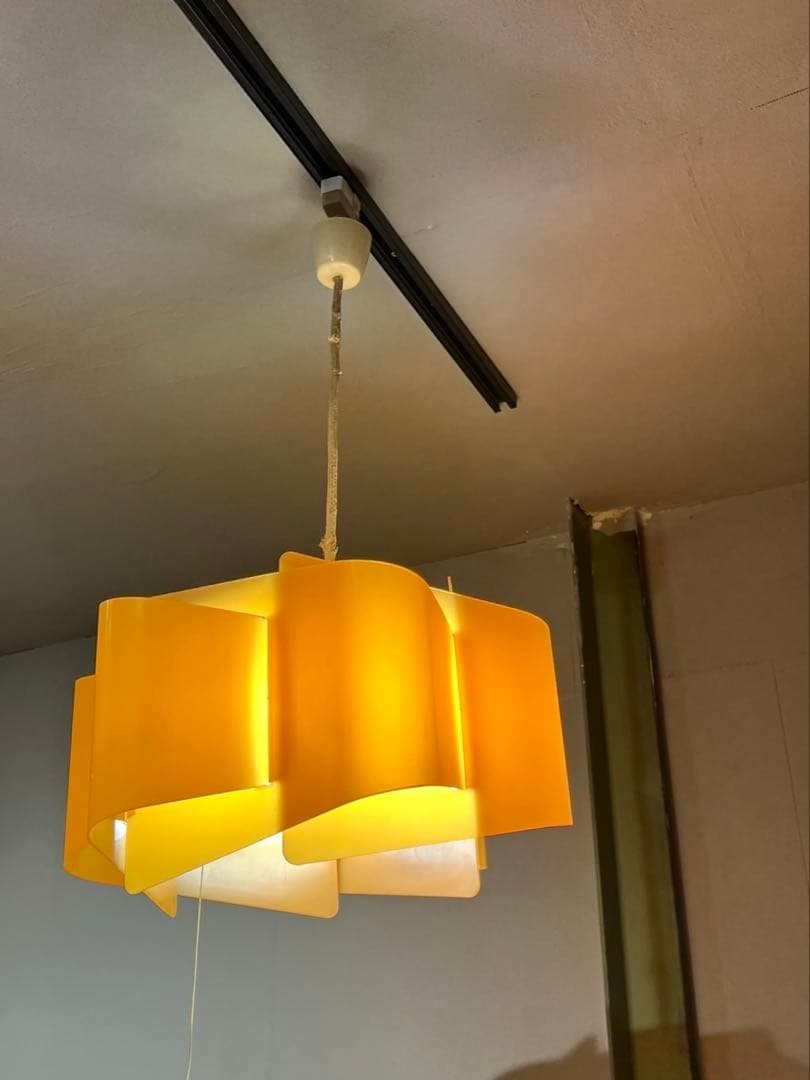 お花型 昭和レトロ レトロポップ 天井照明 ペンダントライト インテリア 当時物