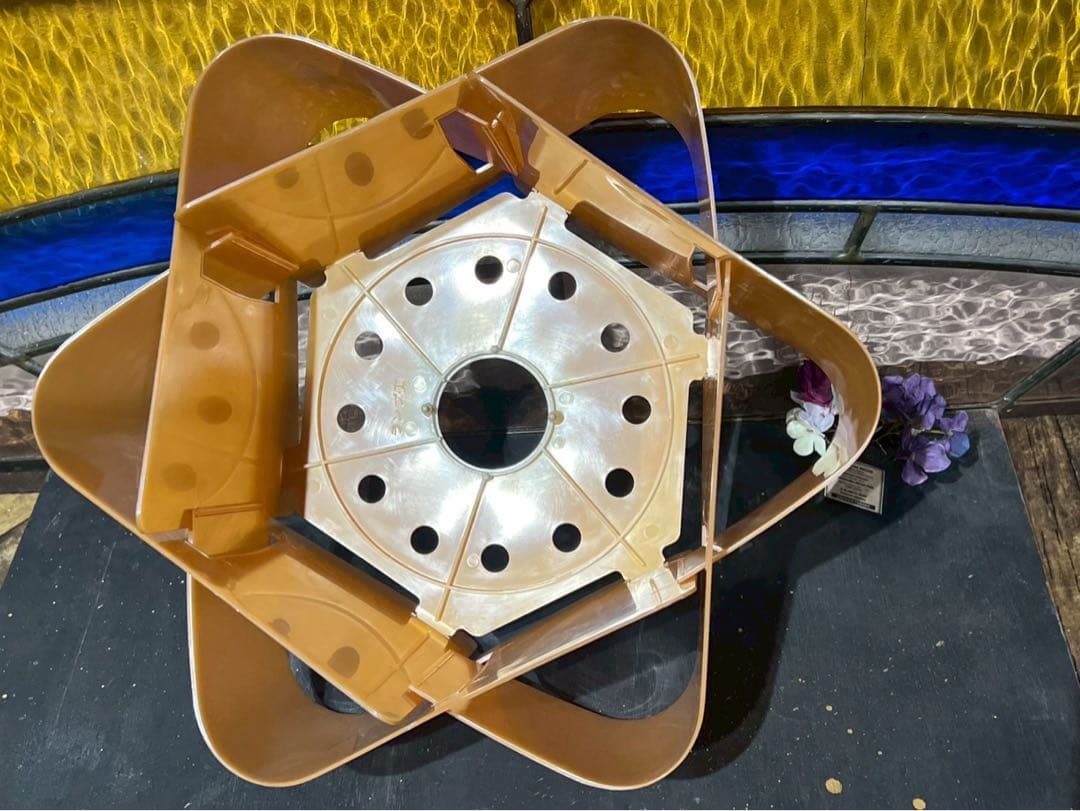 お花型 昭和レトロ レトロポップ 天井照明 ペンダントライト インテリア 当時物