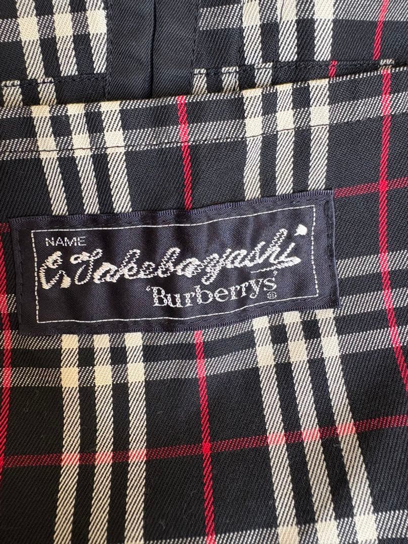 超希少！ Burberrys ステンカラーコート ブラック　一枚袖