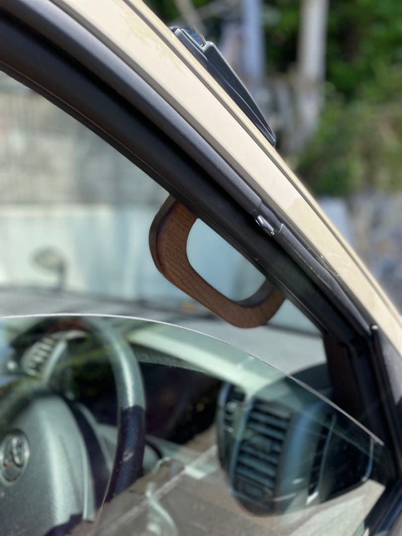 ハイエース用ウォールナットアシストグリップ　　Ａピラー2個セット